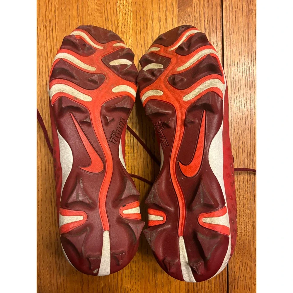 Nike Vapor Ultrafly 2 Keystone Baseball Cleats Red White Mens 10.5‎ A07945-601